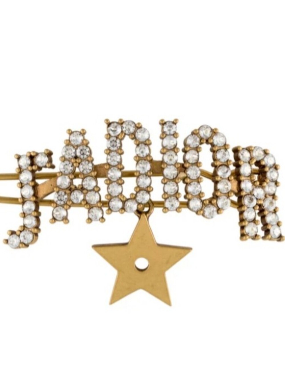 Christian Dior Women's J'Adior Star Rhinestone Barrette Hairclip